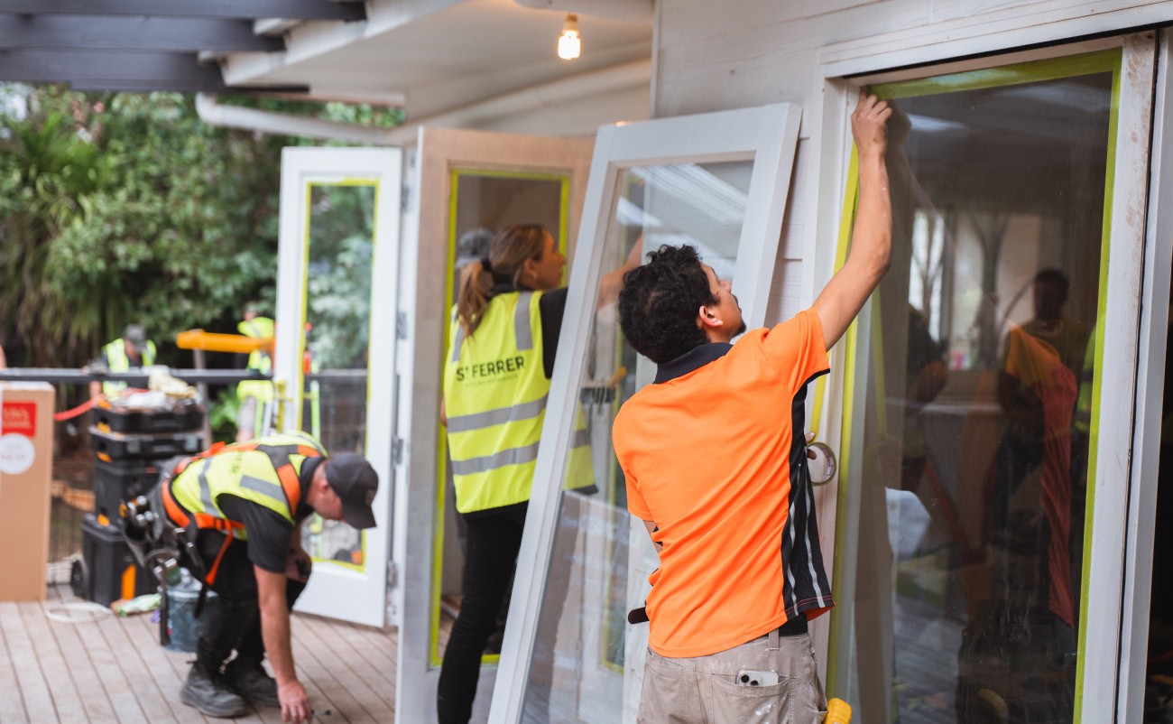 St Ferrer Impact Build Exterior Works One-Day Home Renovation