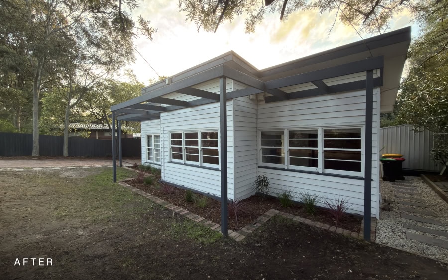 Outside After Frontyard House Side The St Ferrer Impact Build 2026 Home Renovation